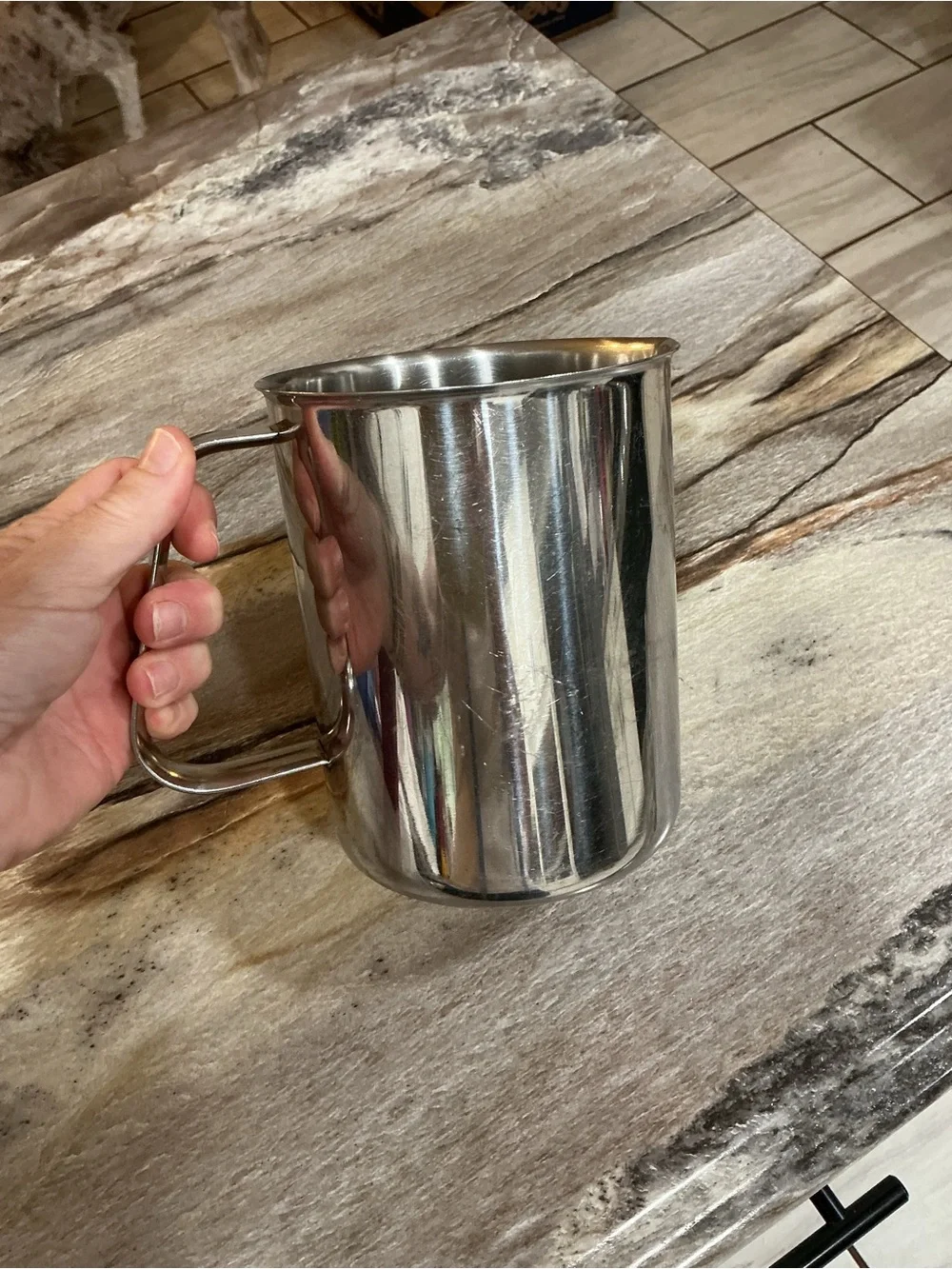 Vintage Vollrath 2 Qt Stainless Steel Restaurant Pitcher Heavy Duty Commercial